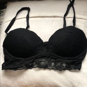 Victoria secret PINK black push up bralette